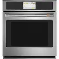 Café - 27" Built-In Single Electric Convection Wall Oven, Customizable - Stainless Steel - Front_Zoom