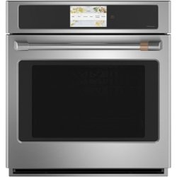 Café - 27" Built-In Single Electric Convection Wall Oven - Stainless steel - Front_Zoom