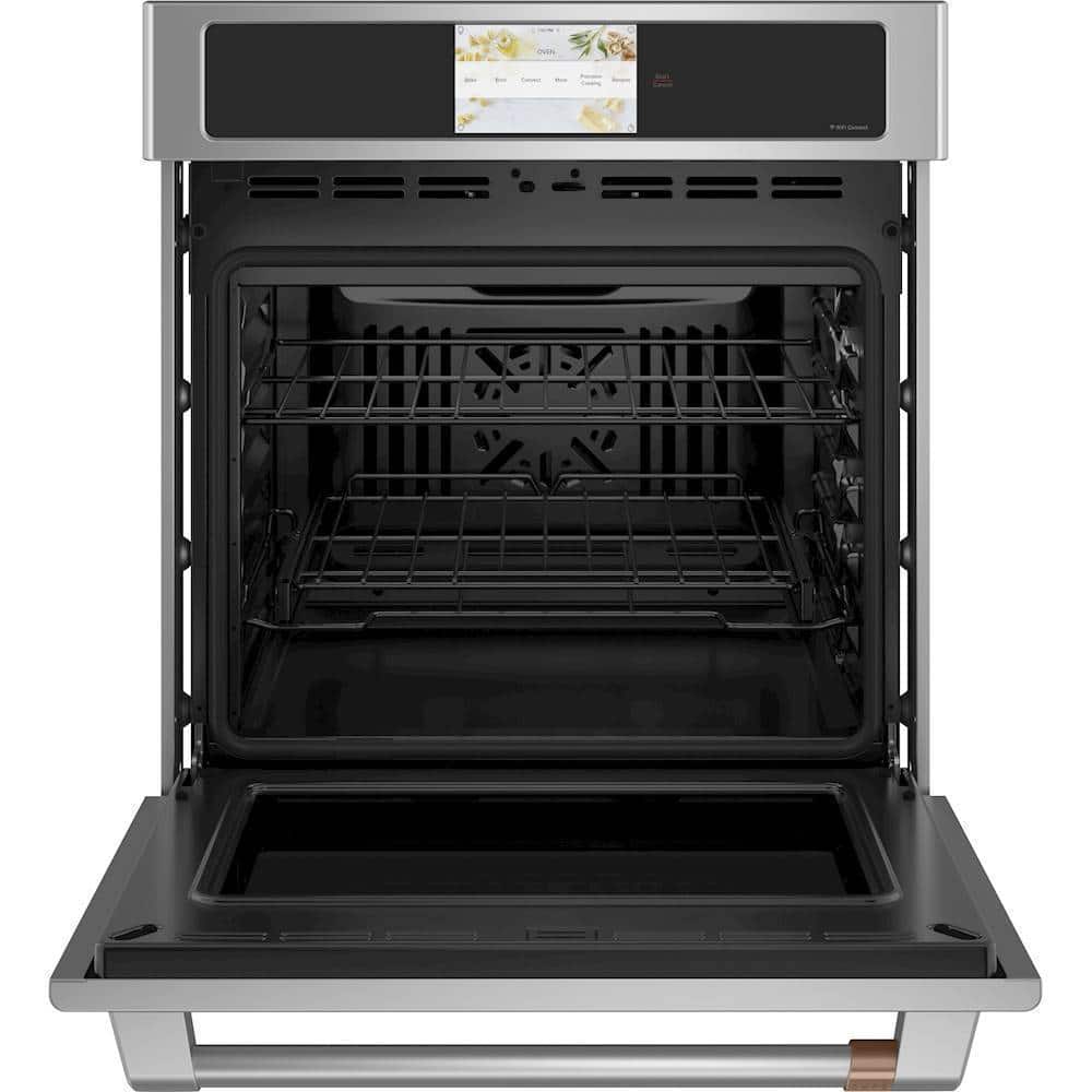 Alt View 11. Café - 27" Built-In Single Electric Convection Wall Oven, Customizable - Stainless steel.