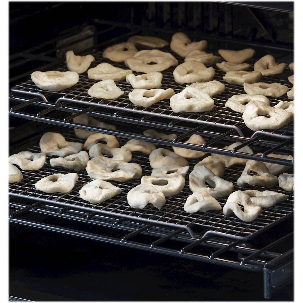 Alt View 15. Café - 27" Built-In Single Electric Convection Wall Oven, Customizable - Stainless steel.