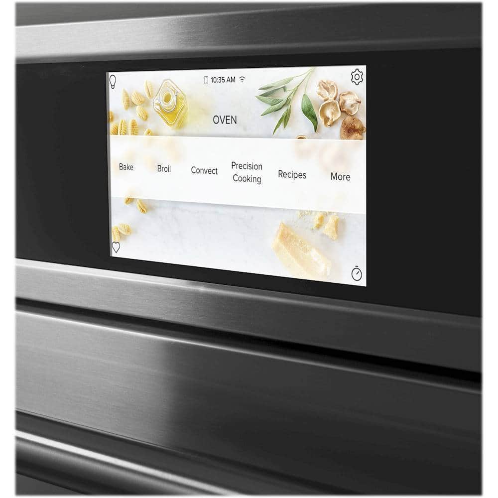 Alt View 17. Café - 27" Built-In Single Electric Convection Wall Oven, Customizable - Stainless steel.