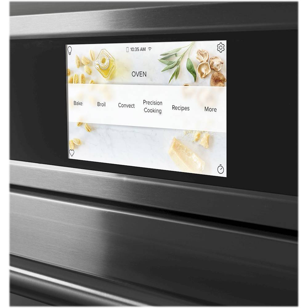 Alt View 17. Café - 27" Built-In Single Electric Convection Wall Oven, Customizable - Stainless steel.