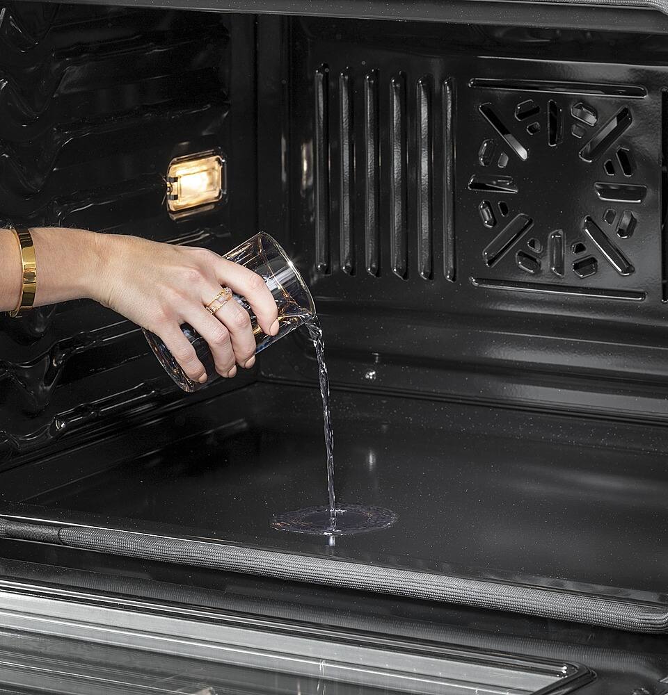 Alt View 15. Café - 30" Built-In Single Electric Convection Wall Oven, Customizable - Stainless steel.