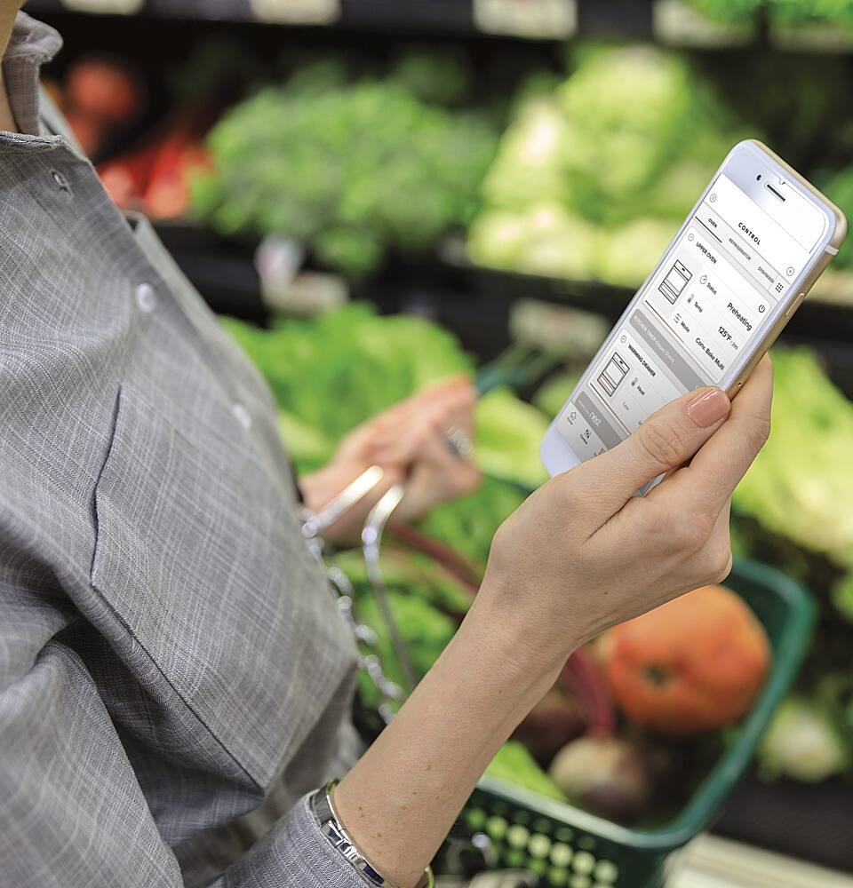 Alt View 27. Café - 30" Built-In Single Electric Convection Wall Oven, Customizable - Stainless steel.