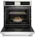 Alt View 2. Café - 30" Built-In Single Electric Convection Wall Oven, Customizable - Stainless steel.