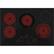 Alt View 11. Café - 30" Electric Cooktop, Customizable - Black.