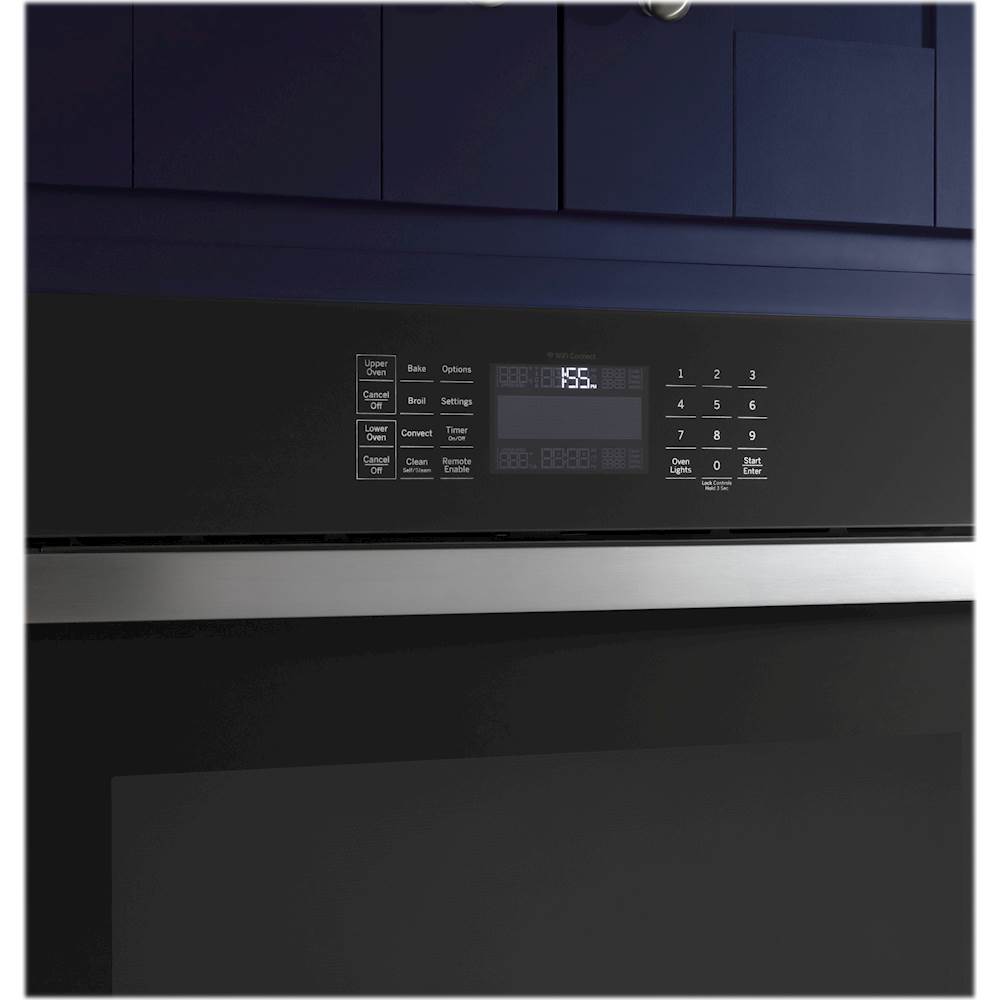 ft GE JK3500SFSS 27 Built-In Double Wall Oven with 8.6 cu Total Oven Capacity Self-Clean in Stainless Steel 