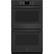Front. GE - 30" Built-In Double Electric Wall Oven - Black.