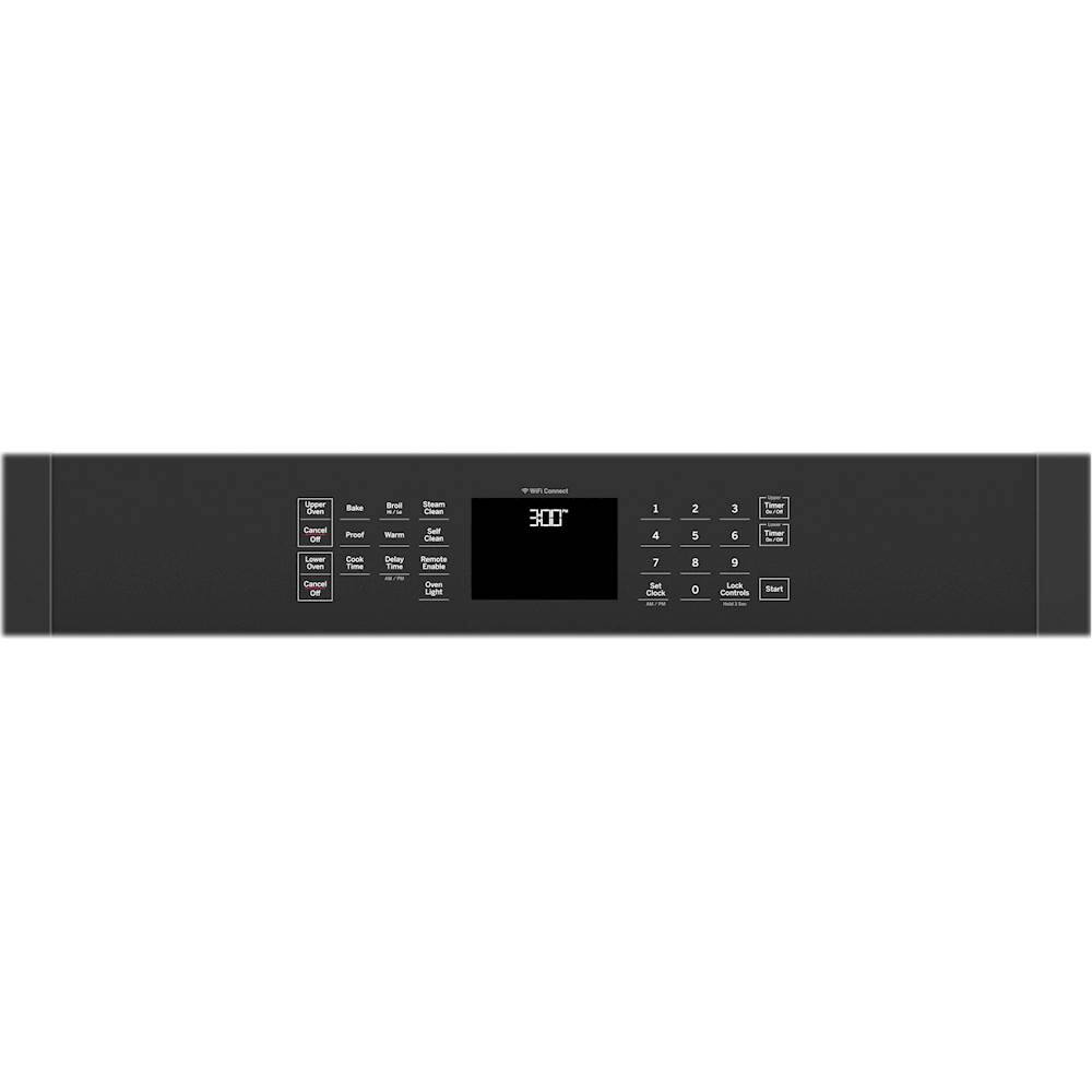 Alt View 2. GE - 30" Built-In Double Electric Wall Oven - Black.