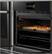 Alt View 18. GE Profile - 27" Built-In Single Electric Convection Wall Oven - Black Stainless Steel.