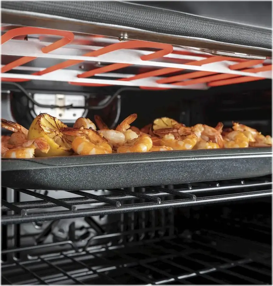 Alt View 17. GE - 27" Built-In Single Electric Wall Oven - White.