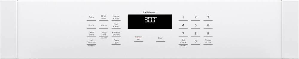 Alt View 2. GE - 27" Built-In Single Electric Wall Oven - White.