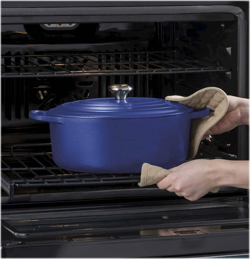 Alt View 19. GE Profile - 27" Built-In Single Electric Convection Wall Oven - Stainless Steel.