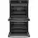 Alt View 12. GE Profile - 30" Smart Built-In Double Electric Convection Wall Oven with Air Fry & Precision Cooking - Black stainless steel.