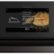 Alt View 15. GE Profile - 30" Smart Built-In Double Electric Convection Wall Oven with Air Fry & Precision Cooking - Black Stainless Steel.