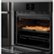Alt View 18. GE Profile - 30" Smart Built-In Double Electric Convection Wall Oven with Air Fry & Precision Cooking - Black Stainless Steel.