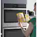 Alt View 23. GE Profile - 30" Smart Built-In Double Electric Convection Wall Oven with Air Fry & Precision Cooking - Black stainless steel.