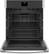 Alt View 12. GE - 27" Built-In Single Electric Convection Wall Oven - Stainless Steel.
