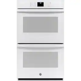 GE - 30" Built-In Double Electric Wall Oven - White