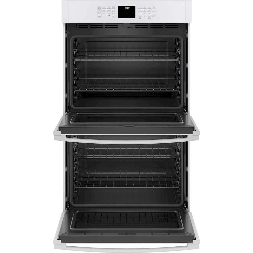 Alt View 11. GE - 30" Built-In Double Electric Wall Oven - White.