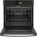 Alt View 11. GE - Profile Series 30" Built-In Single Electric Convection Wall Oven - Black Slate.