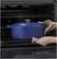 Alt View 16. GE - Profile Series 30" Built-In Single Electric Convection Wall Oven - Black Slate.