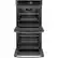Alt View 11. GE Profile - 27" Built-In Double Electric Convection Wall Oven - Black Stainless Steel.