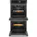 Alt View 12. GE Profile - 27" Built-In Double Electric Convection Wall Oven - Black Stainless Steel.