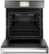 Alt View Zoom 12. Café - Modern Glass 27" Built-In Single Electric Convection Wall Oven - Platinum glass.