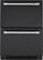 Front. Café - 5.7 Cu. Ft. Dual-Drawer Refrigerator - Matte Black.
