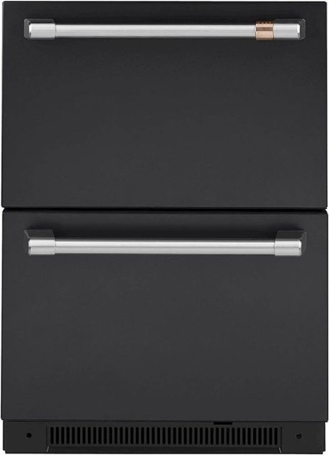 Café – 5.7 Cu. Ft. Built-In Dual-Drawer Refrigerator – Matte Black
