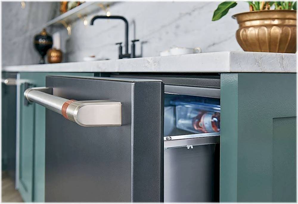 Alt View 16. Café - 5.7 Cu. Ft. Dual-Drawer Refrigerator - Matte Black.