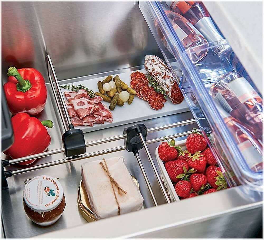 Alt View 18. Café - 5.7 Cu. Ft. Dual-Drawer Refrigerator - Matte Black.