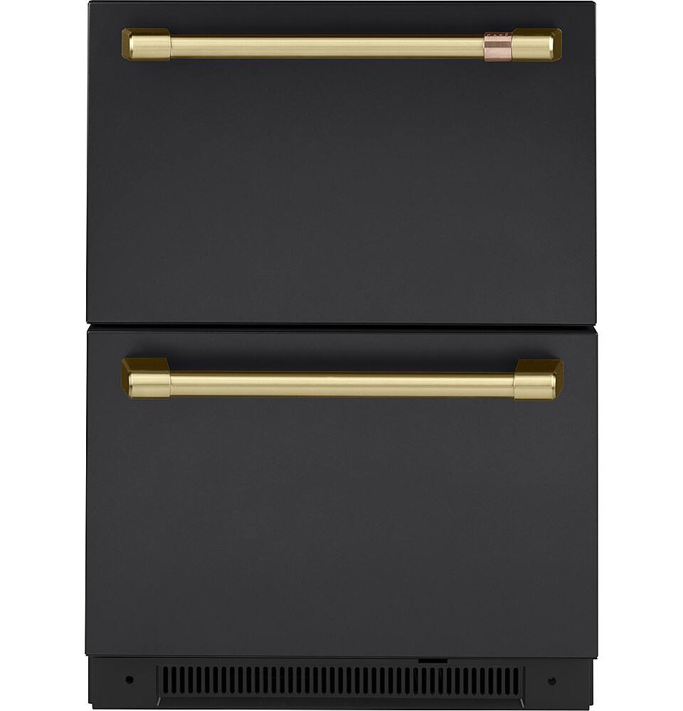 Alt View 27. Café - 5.7 Cu. Ft. Dual-Drawer Refrigerator - Matte Black.