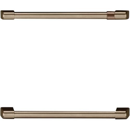 Front. Café - Handle Kit for Café Undercounter Refrigerators & Dishwashers - Brushed Bronze.