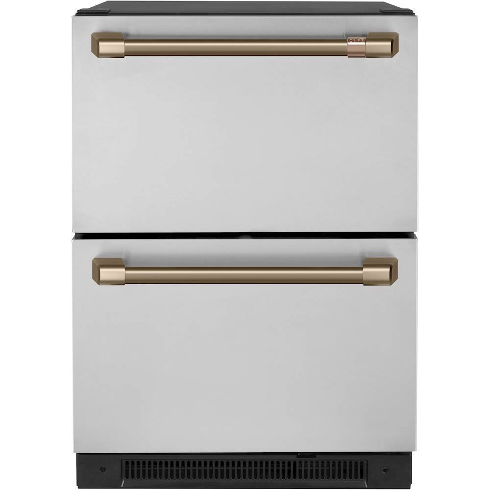 Alt View 12. Café - Handle Kit for Café Undercounter Refrigerators & Dishwashers - Brushed Bronze.