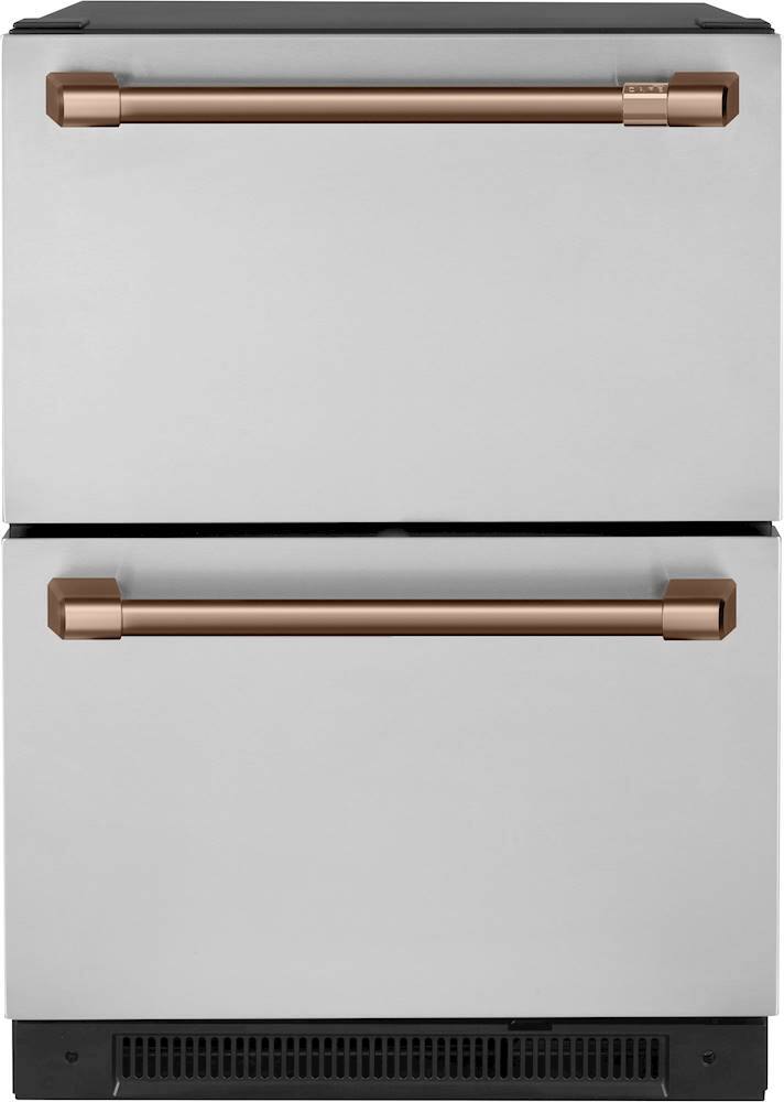 Alt View 12. Café - Handle Kit for Café Undercounter Refrigerators & Dishwashers - Brushed Copper.