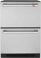 Café - 5.7 Cu. Ft. Built-In Dual-Drawer Refrigerator - Stainless steel - Front_Zoom