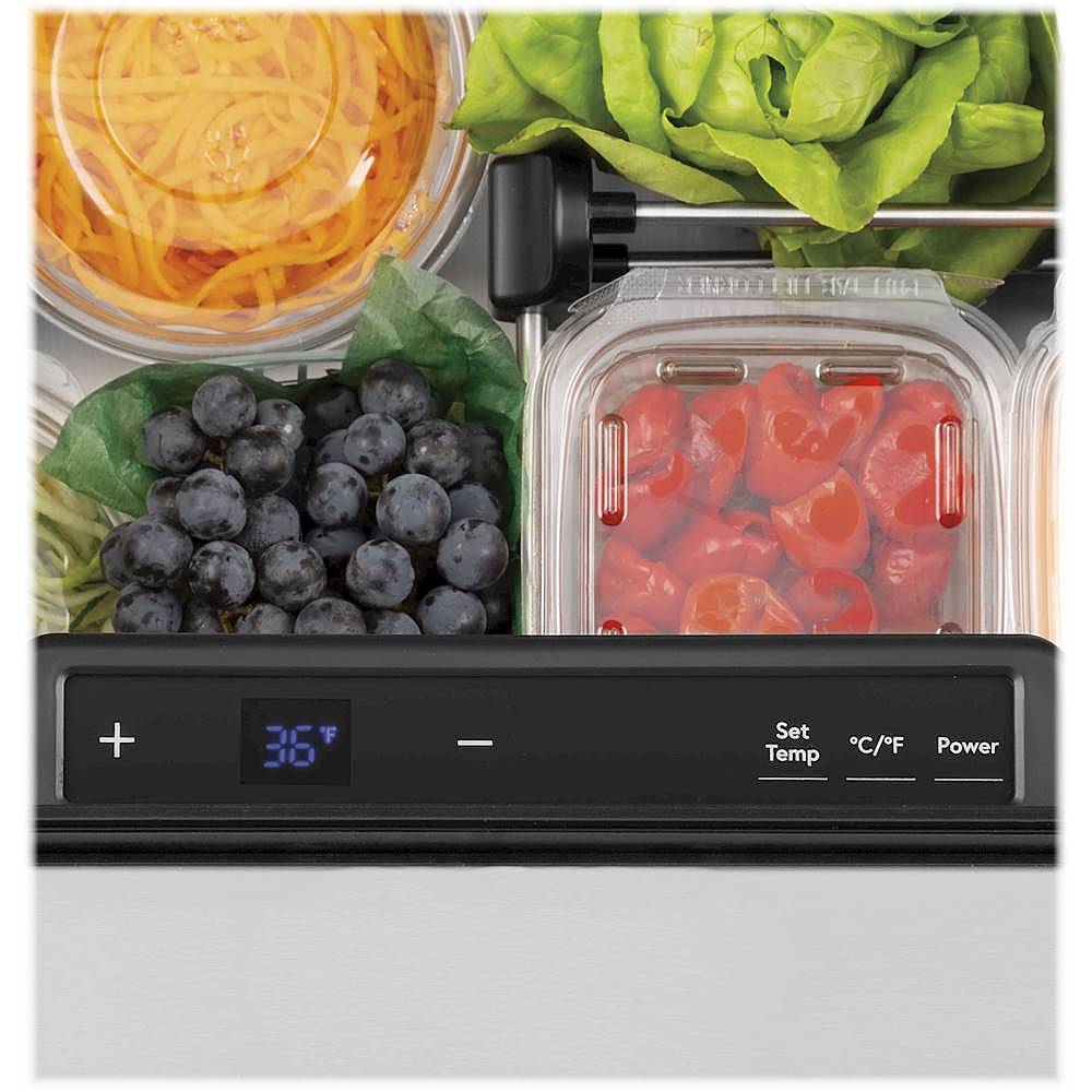 Alt View 15. Café - 5.7 Cu. Ft. Built-In Dual-Drawer Refrigerator - Stainless Steel.