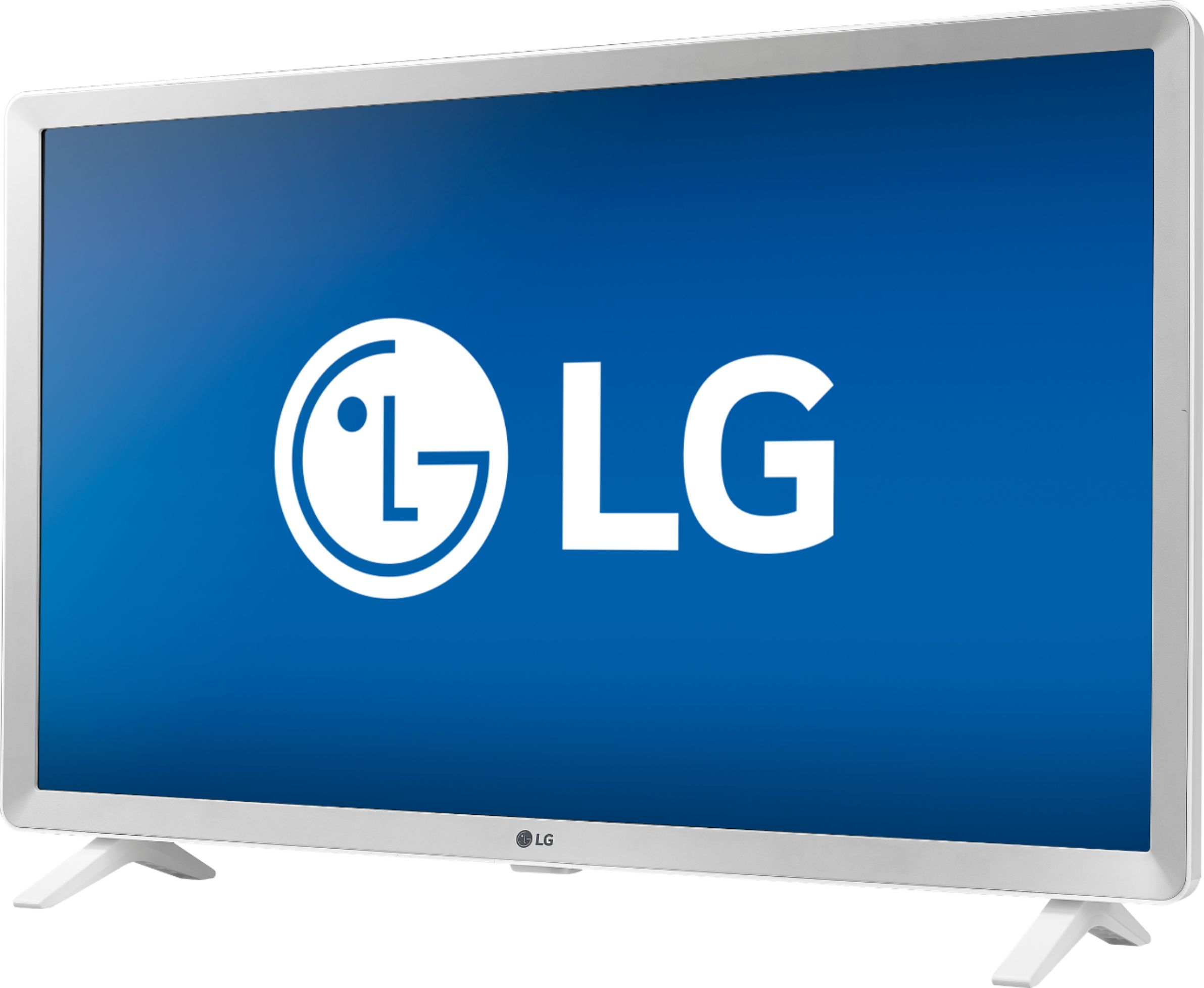 Left View: LG - 24" Class LED HD Smart webOS TV