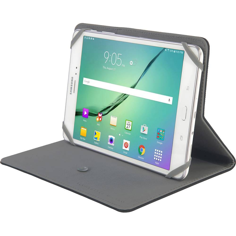 Alt View 13. TUCANO - Vento Universal Folio Case for Most 7-8" Tablets - Black.
