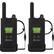 Angle. Cobra - MicroTALK 23-Mile, 22-Channel FRS/GMRS 2-Way Radios (Pair) - Black.
