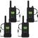 Angle. Cobra - MicroTALK 23-Mile, 22-Channel FRS/GMRS 2-Way Radios (4-Pack) - Black.