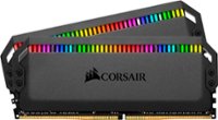 Front Zoom. CORSAIR - Dominator Platinum RGB 32GB (2PK 16GB) 3.2GHz PC4-25600 DDR4 DIMM Unbuffered Non-ECC Desktop Memory Kit - Black.