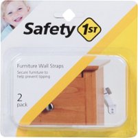 Safety 1st - Furniture Wall Straps - White - Front_Zoom
