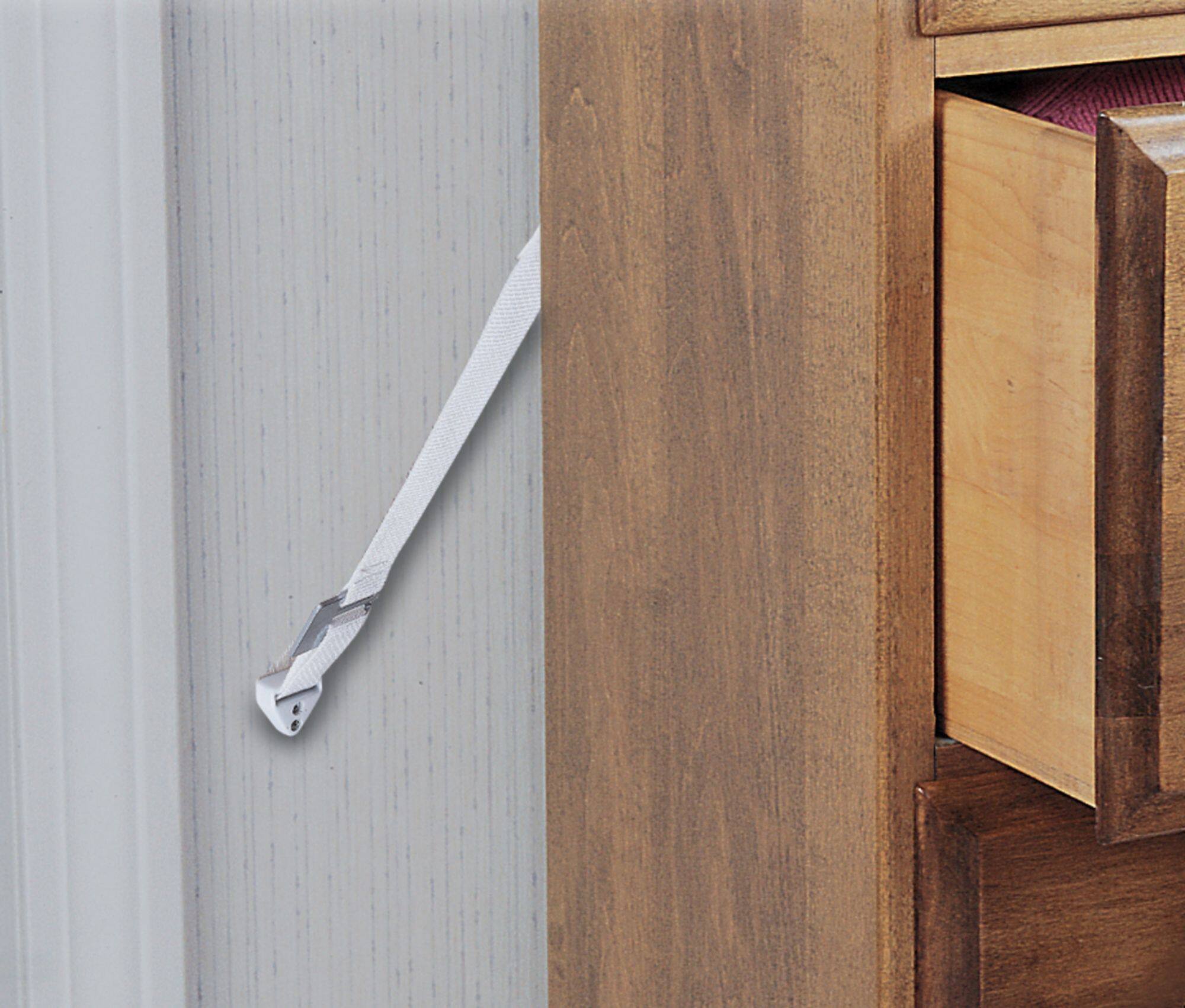 Alt View 17. Safety 1st - Furniture Wall Straps - White.