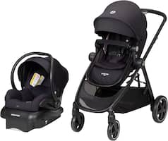 Maxi-Cosi - Zelia 5-in-1 Modular Travel System - Night Black - Front_Zoom