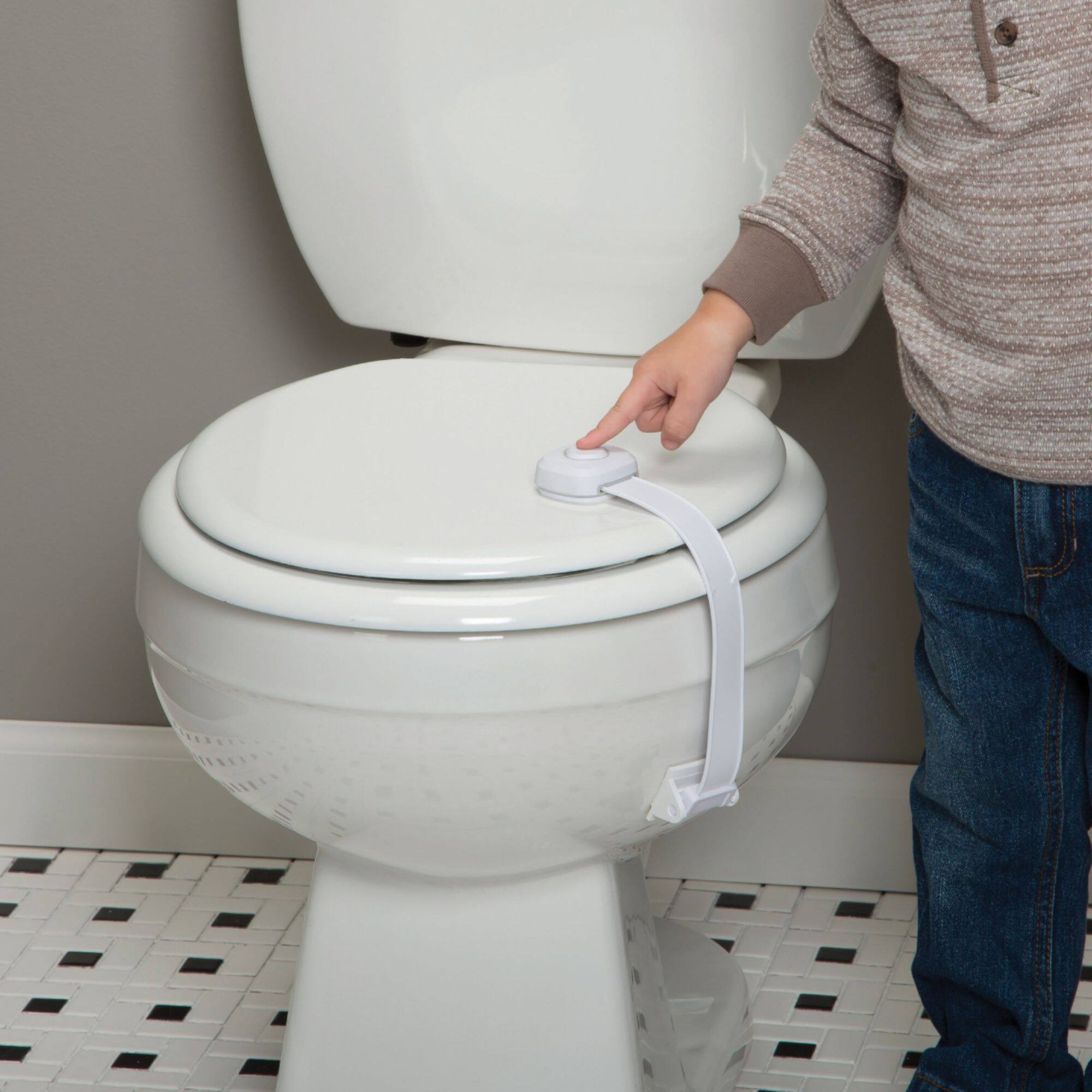 Alt View 13. Safety 1st - OutSmart™ Toilet Lock - White.