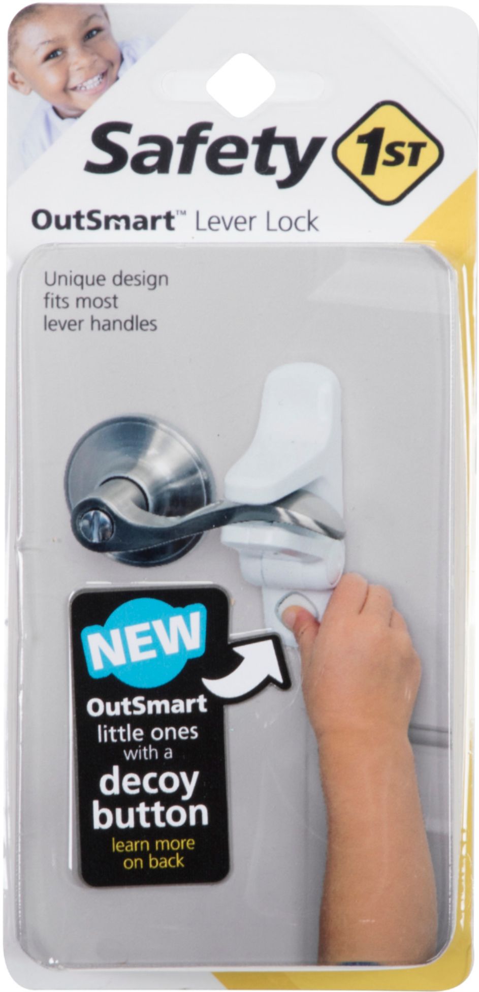 H175729 Safety 1st OutSmart Lever Lock White 