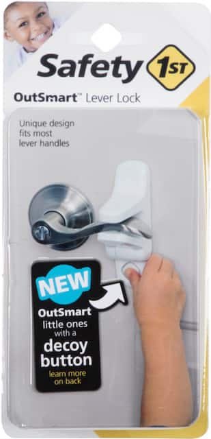 Safety 1st Outsmart Lever Lock White Hs2890600 Best Buy